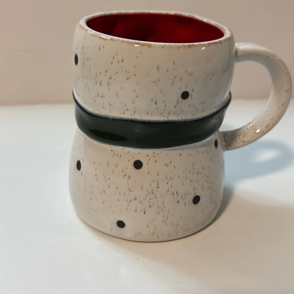 Crate & Barrel Winter Dog 12-oz. Holiday Mug Brand New